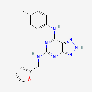 N5-(furan-2-ylmethyl)-N7-(p-tolyl)-3H-[1,2,3]triazolo[4,5-d]pyrimidine-5,7-diamine