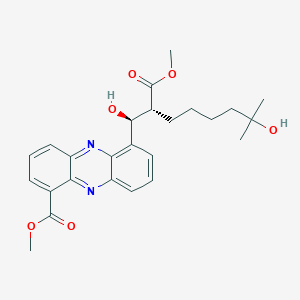 molecular formula C25H30N2O6 B1487342 Streptophenazine I CAS No. 1802332-37-1