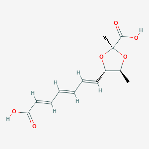 molecular formula C13H16O6 B1487343 Fradic acid A CAS No. 1556003-62-3