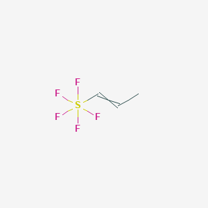 Pentafluoro(prop-1-enyl)-lambda6-sulfane