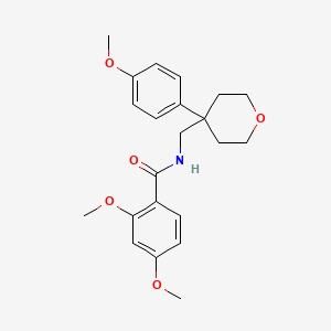 2,4-dimethoxy-N-((4-(4-methoxyphenyl)tetrahydro-2H-pyran-4-yl)methyl)benzamide