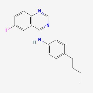 N-(4-butylphenyl)-6-iodoquinazolin-4-amine