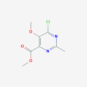 Methyl 6-chloro-5-methoxy-2-methylpyrimidine-4-carboxylate