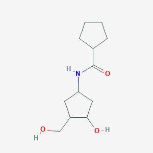 N-(3-hydroxy-4-(hydroxymethyl)cyclopentyl)cyclopentanecarboxamide