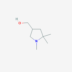 (1,5,5-Trimethylpyrrolidin-3-yl)methanol