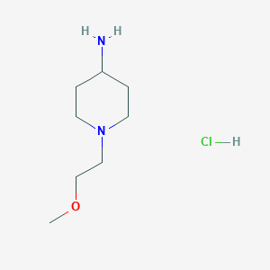molecular formula C8H19ClN2O B1487361 1-(2-Methoxy-ethyl)-piperidin-4-ylamine hydrochloride CAS No. 2206243-34-5