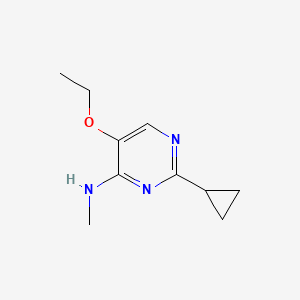 2-cyclopropyl-5-ethoxy-N-methylpyrimidin-4-amine