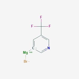 (5-(Trifluoromethyl)pyridin-3-yl)magnesium bromide