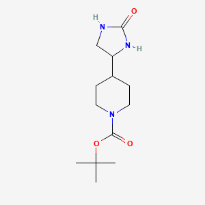 Tert-butyl 4-(2-oxoimidazolidin-4-yl)piperidine-1-carboxylate