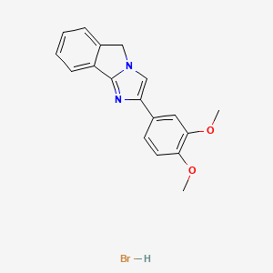 2-(3,4-dimethoxyphenyl)-5H-imidazo[2,1-a]isoindole hydrobromide