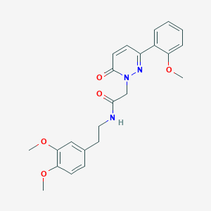 N-(3,4-dimethoxyphenethyl)-2-(3-(2-methoxyphenyl)-6-oxopyridazin-1(6H)-yl)acetamide