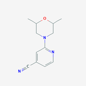 2-(2,6-Dimethylmorpholino)isonicotinonitrile