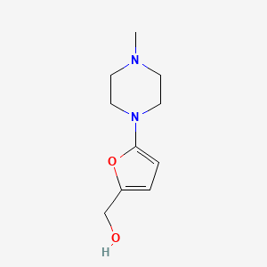 molecular formula C10H16N2O2 B14873765 (5-(4-Methylpiperazin-1-yl)furan-2-yl)methanol 