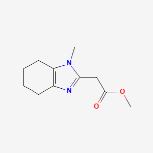 methyl 2-(1-methyl-4,5,6,7-tetrahydro-1H-benzo[d]imidazol-2-yl)acetate