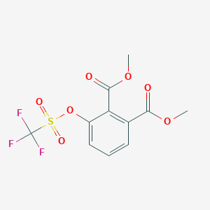 Dimethyl 3-(((trifluoromethyl)sulfonyl)oxy)phthalate