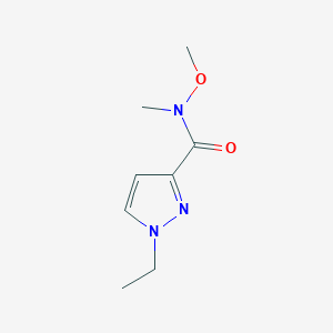 1-ethyl-N-methoxy-N-methyl-1H-pyrazole-3-carboxamide