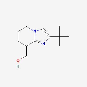 (2-(Tert-butyl)-5,6,7,8-tetrahydroimidazo[1,2-a]pyridin-8-yl)methanol