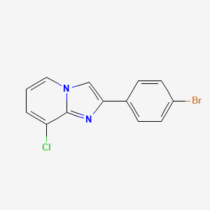 2-(4-Bromophenyl)-8-chloroimidazo[1,2-a]pyridine