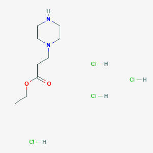 B1487395 Ethyl 3-(1-piperazinyl)propanoate dihydrochloride CAS No. 2203069-94-5