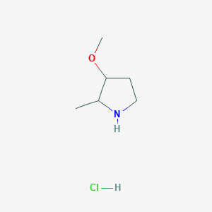 B1487396 3-Methoxy-2-methylpyrrolidine hydrochloride CAS No. 2203069-99-0