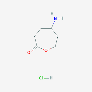 5-Aminooxepan-2-one hydrochloride