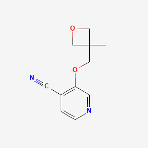 3-((3-Methyloxetan-3-yl)methoxy)isonicotinonitrile