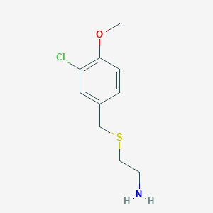 2-(3-Chloro-4-methoxy-benzylsulfanyl)ethylamine