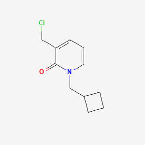 3-(chloromethyl)-1-(cyclobutylmethyl)pyridin-2(1H)-one