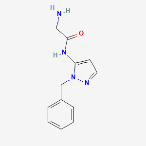 2-amino-N-(1-benzyl-1H-pyrazol-5-yl)acetamide