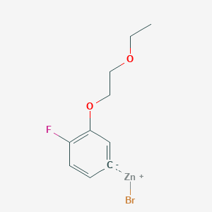 3-(2-Ethoxyethoxy)-4-fluorophenylZinc bromide