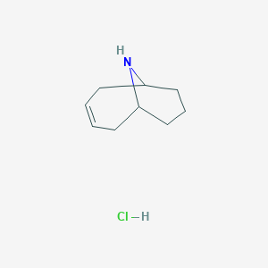 molecular formula C9H16ClN B1487407 10-氮杂双环[4.3.1]癸-3-烯盐酸盐 CAS No. 2206822-83-3
