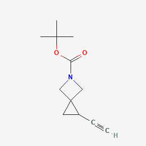 Tert-butyl 1-ethynyl-5-azaspiro[2.3]hexane-5-carboxylate