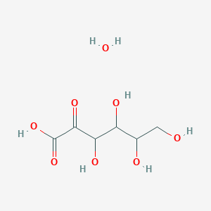 molecular formula C6H12O8 B14874121 3,4,5,6-Tetrahydroxy-2-oxohexanoic acid hydrate 