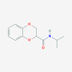 N-(propan-2-yl)-2,3-dihydro-1,4-benzodioxine-2-carboxamide