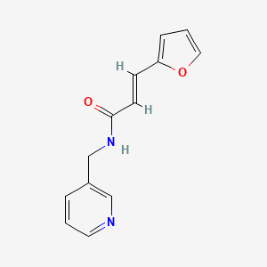 (E)-3-(furan-2-yl)-N-(pyridin-3-ylmethyl)acrylamide