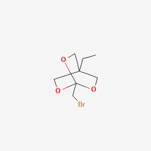 molecular formula C8H13BrO3 B14874152 1-(Bromomethyl)-4-ethyl-2,6,7-trioxabicyclo[2.2.2]octane 