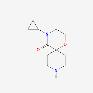 4-Cyclopropyl-1-oxa-4,9-diazaspiro[5.5]undecan-5-one