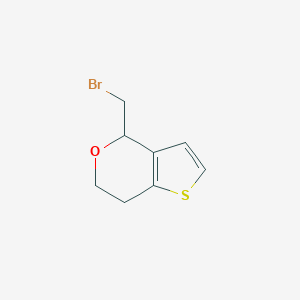 4-(bromomethyl)-6,7-dihydro-4H-thieno[3,2-c]pyran