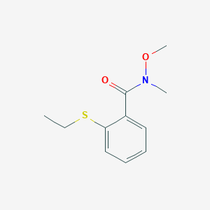 2-(ethylthio)-N-methoxy-N-methylbenzamide