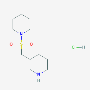 B1487425 1-[(Piperidin-3-ylmethyl)sulfonyl]piperidine hydrochloride CAS No. 2203016-94-6