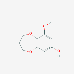 9-methoxy-3,4-dihydro-2H-benzo[b][1,4]dioxepin-7-ol