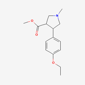 Methyl 4-(4-ethoxyphenyl)-1-methylpyrrolidine-3-carboxylate