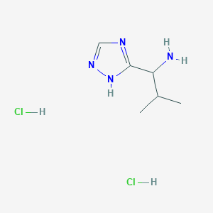 B1487429 2-Methyl-1-(4H-1,2,4-triazol-3-yl)-1-propanamine dihydrochloride CAS No. 2203842-37-7