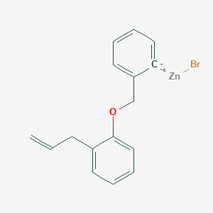 molecular formula C16H15BrOZn B14874353 2-(2-Allylphenoxymethyl)phenylZinc bromide 