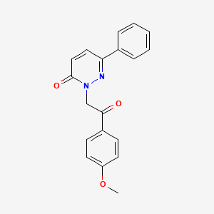 2-(2-(4-methoxyphenyl)-2-oxoethyl)-6-phenylpyridazin-3(2H)-one