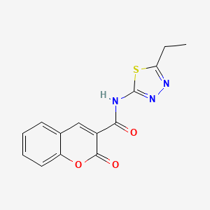 N-(5-ethyl-1,3,4-thiadiazol-2-yl)-2-oxo-2H-chromene-3-carboxamide