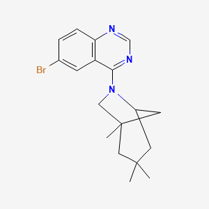 6-Bromo-4-(1,3,3-trimethyl-6-azabicyclo[3.2.1]oct-6-yl)quinazoline