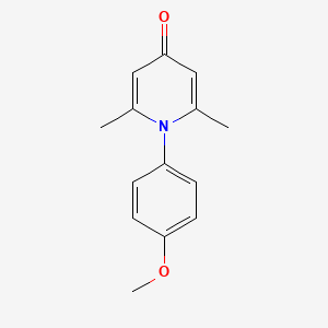 1-(4-methoxyphenyl)-2,6-dimethylpyridin-4(1H)-one