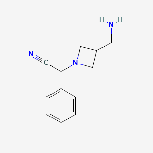 2-(3-(Aminomethyl)azetidin-1-yl)-2-phenylacetonitrile