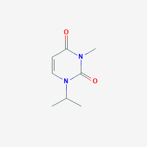 molecular formula C8H12N2O2 B14874493 1-isopropyl-3-methylpyrimidine-2,4(1H,3H)-dione 